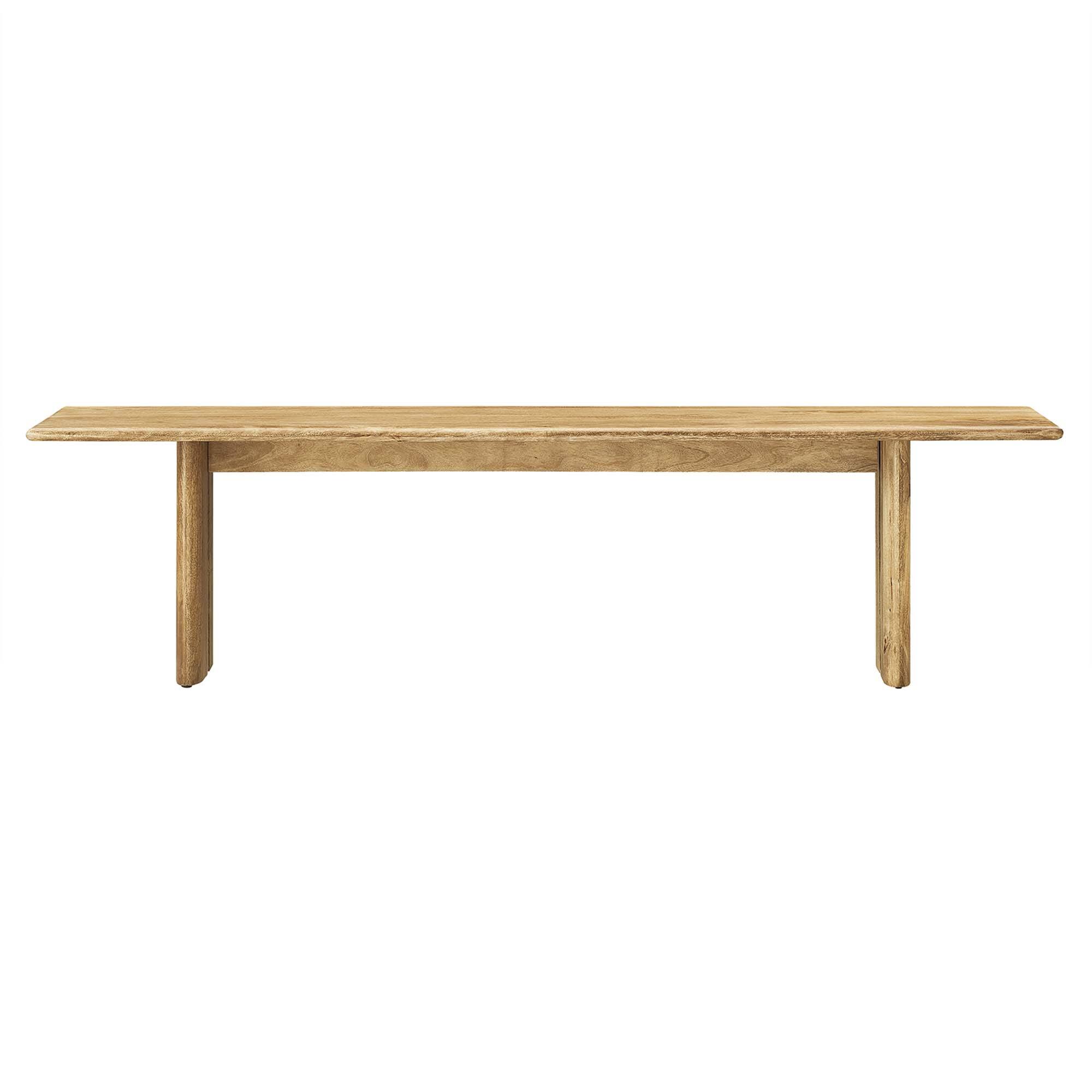 Alt View 1. Modway - Amistad 72" Wood Bench by Modway - Brown.