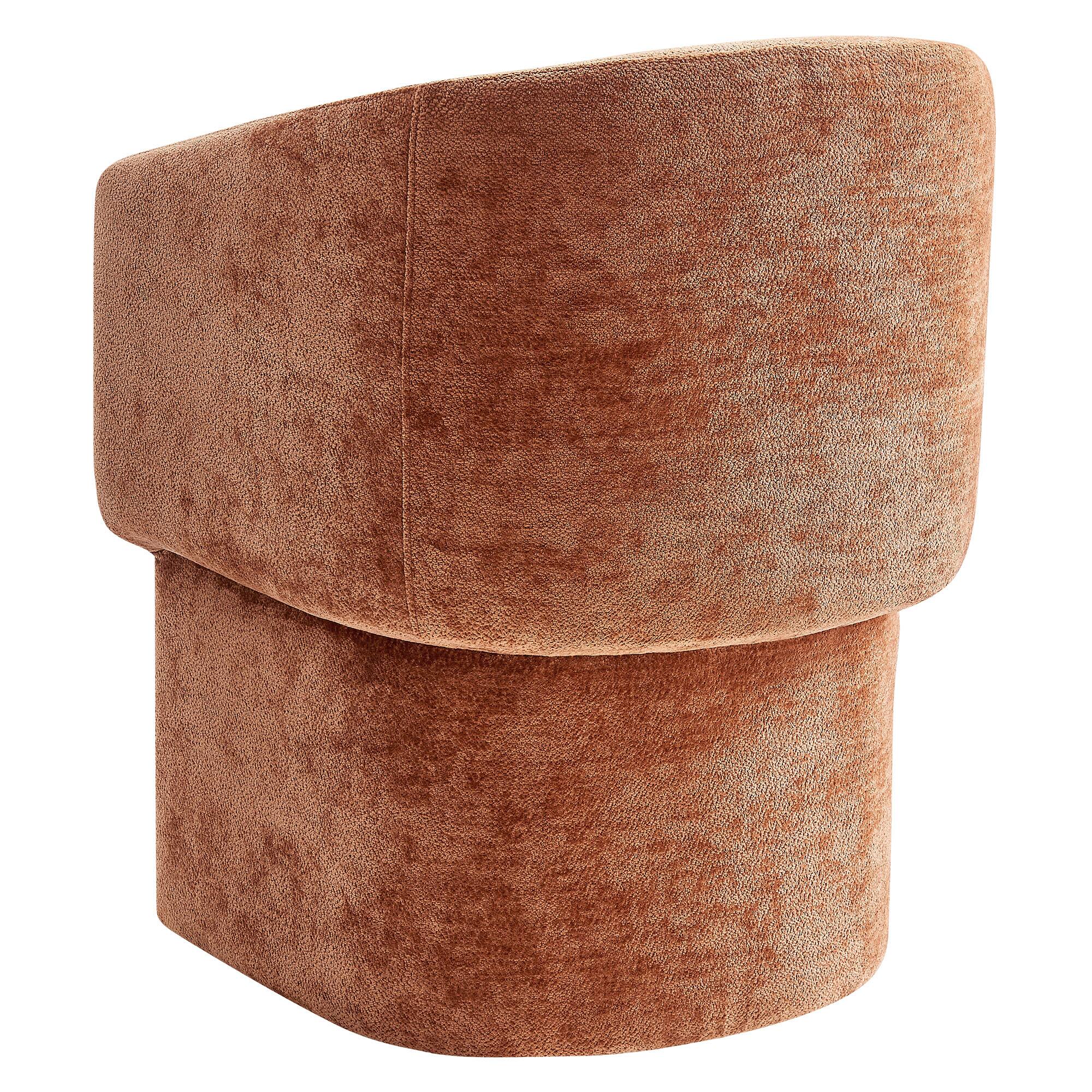 Alt View 4. Modway - Verity Barrel Back Dining Armchair - Rust.