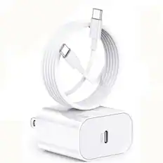 Front. Kitcheniva - Premium USB-C to iPhone 20W PD Fast Charging Cable And Wall Charger For IPhone 16 Series 10Ft Pack 1.