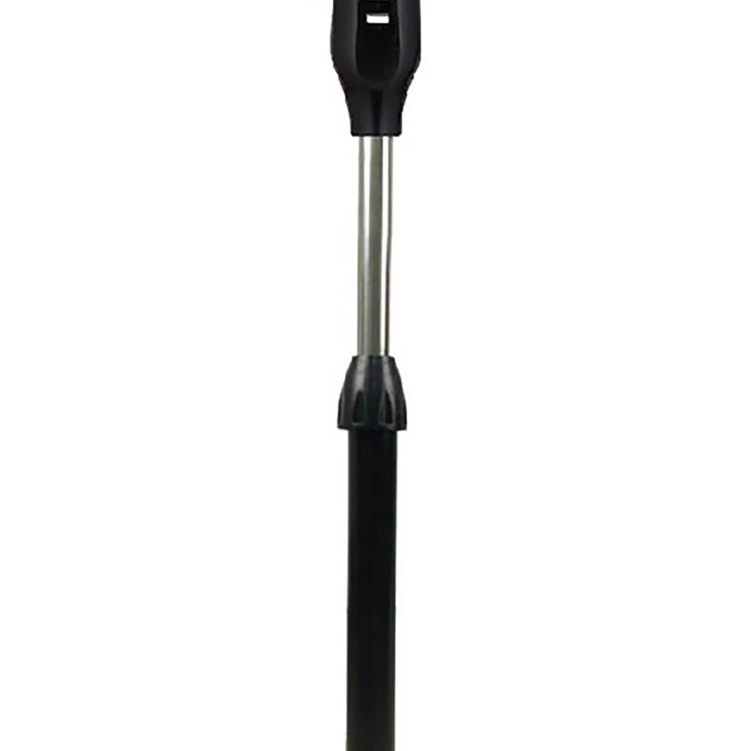 Left. Seasons Comfort - 18" Oscillating Fan with Pedestal Base FPD18B - Black.