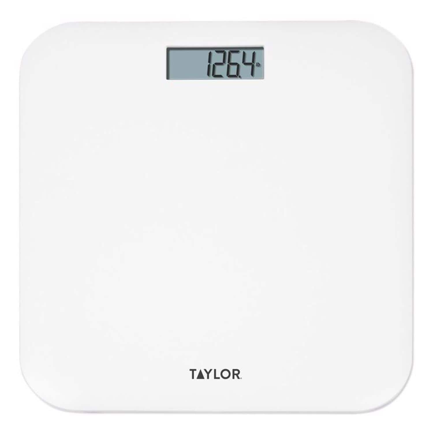 Taylor - 400 lb Digital Bathroom Scale White