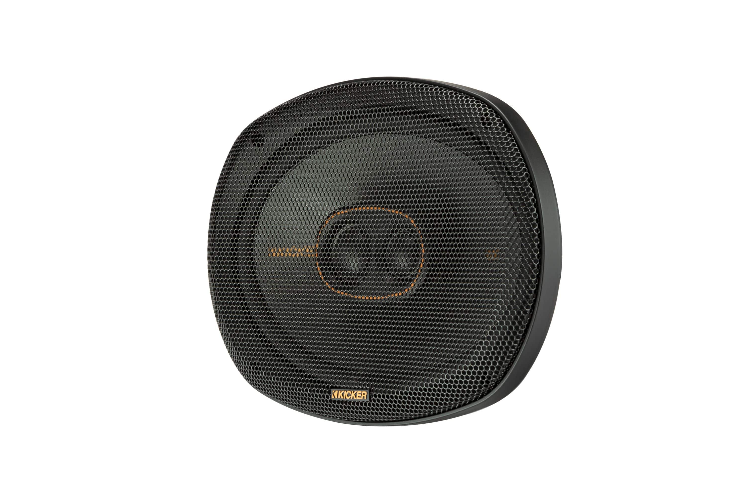 Left. KICKER - KS Series 6" x 9" 3-Way Car Speakers with Polypropylene Cones (Pair) - Black.