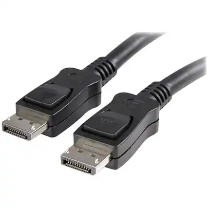 Front. StarTech.com - 9.8' Displayport Cable - Black.