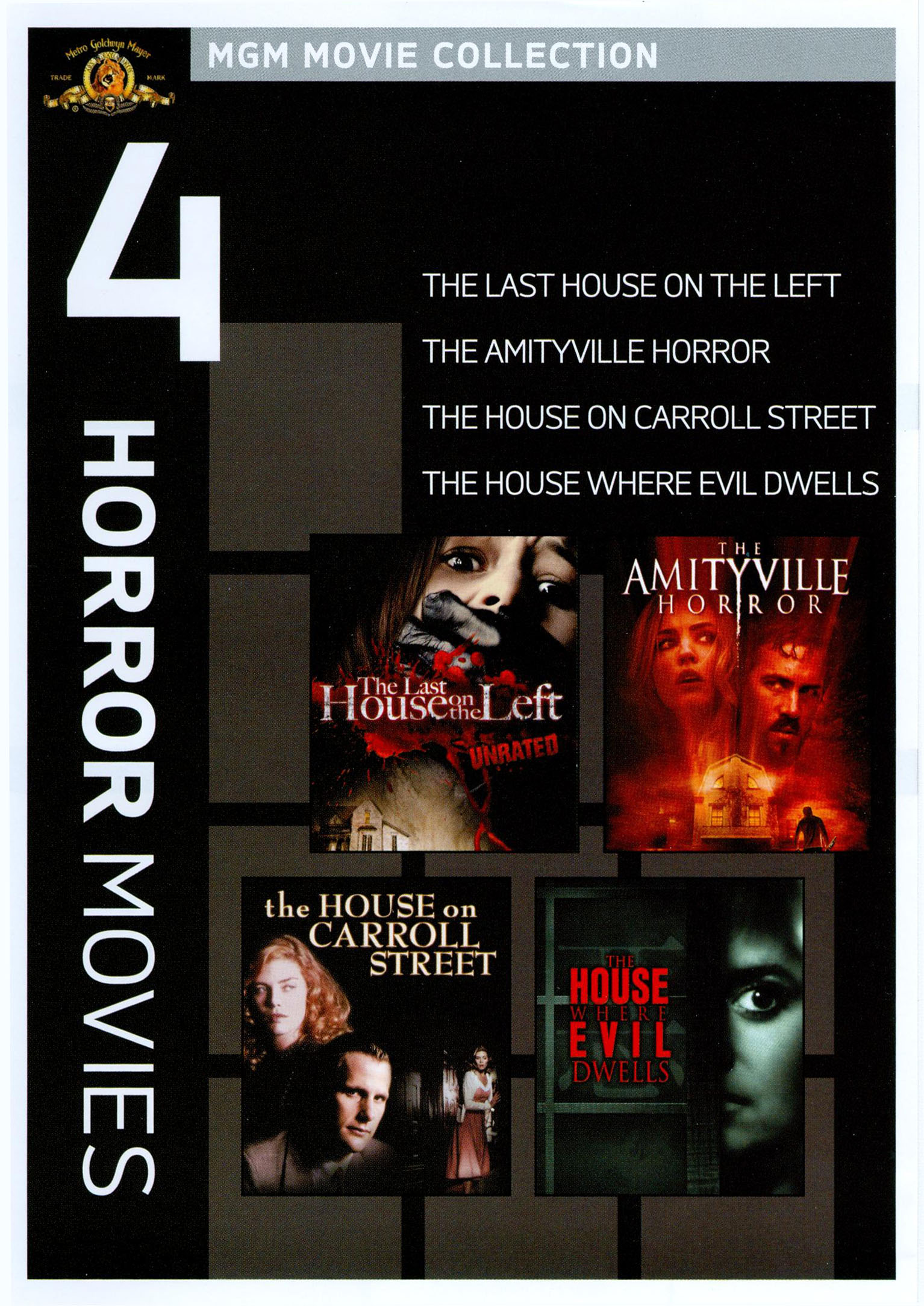 Persona a cargo del juego deportivo bancarrota Viento Best Buy: MGM Movie Collection: 4 Horror Movies [2 Discs] [DVD]