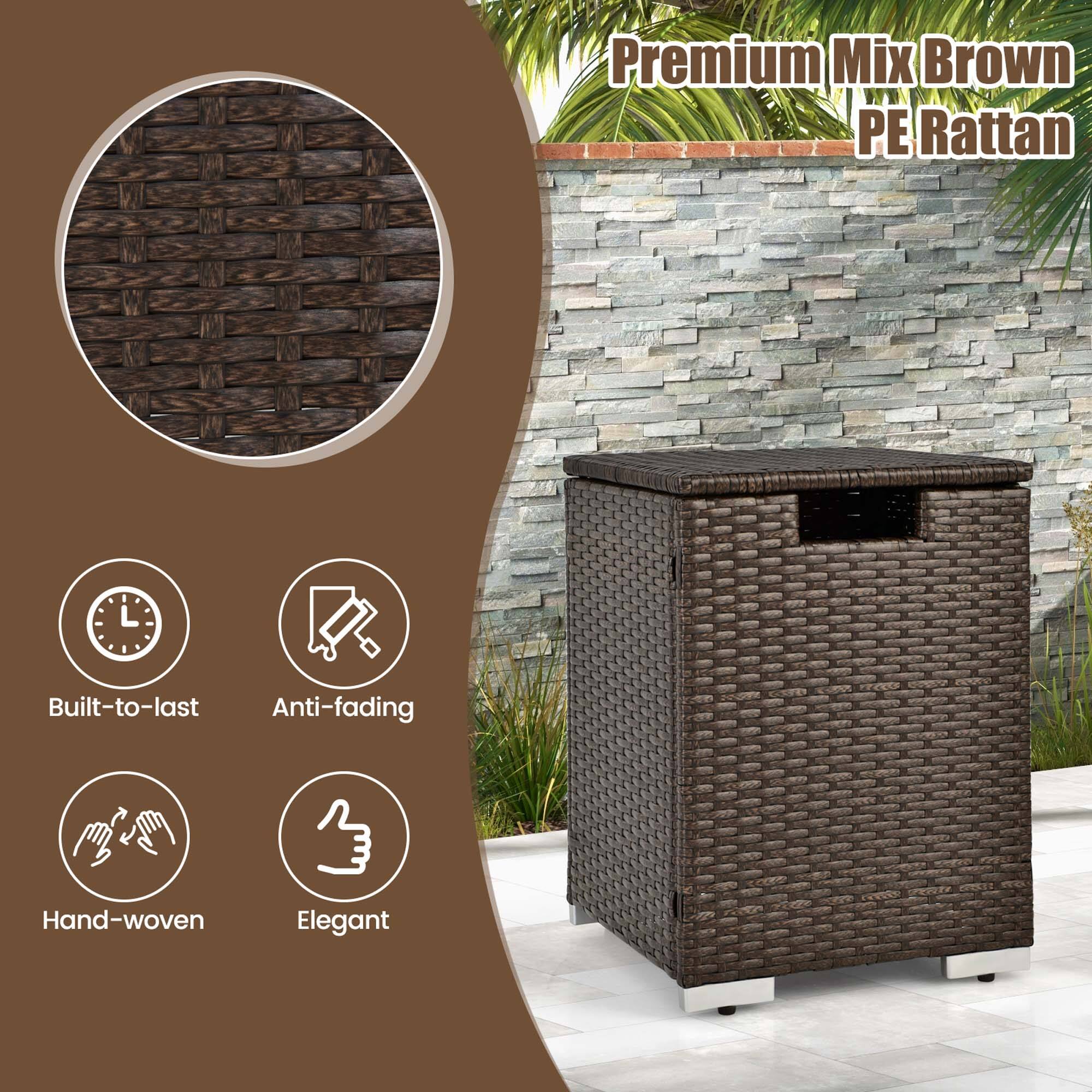 Premium Mix Brown PE Rattan

- Built-to-last
- Anti-fading
- Hand-woven
- Elegant