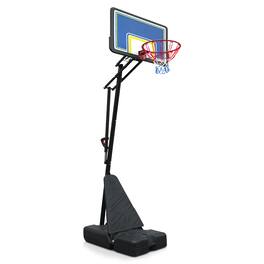 APRILSOUL - Portable Basketball Hoop 810ft 39 Backboard Rebound System Indoor Outdoor - Black,Blue