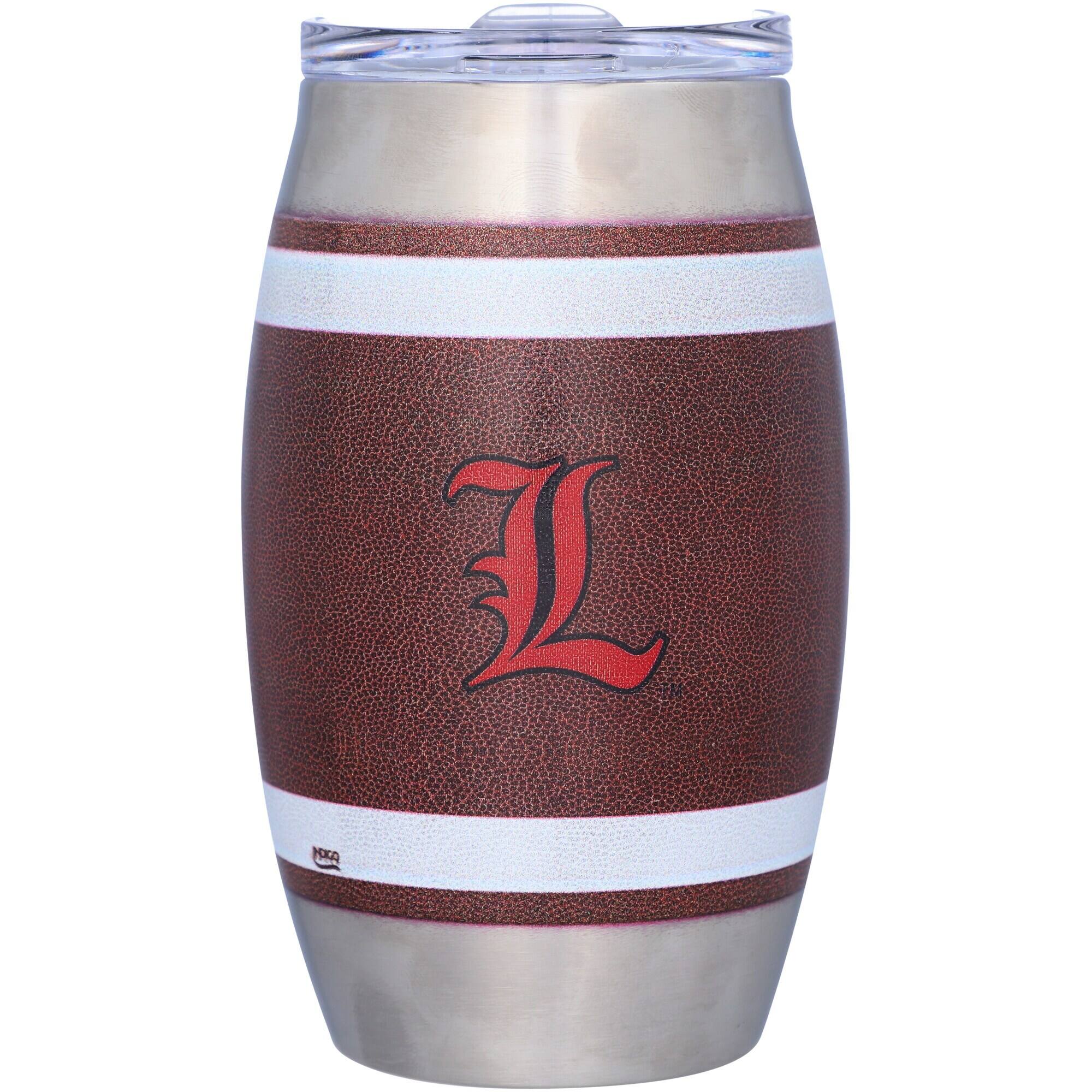 Alt View 2. Indigo Falls - Louisville Cardinals 15oz. Football Tumbler - Multicolor.