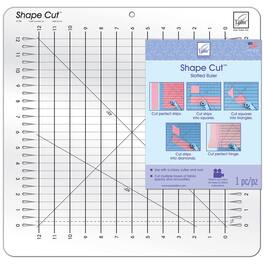 AccuQuilt - June Tailor Shape Cut Ruler - White