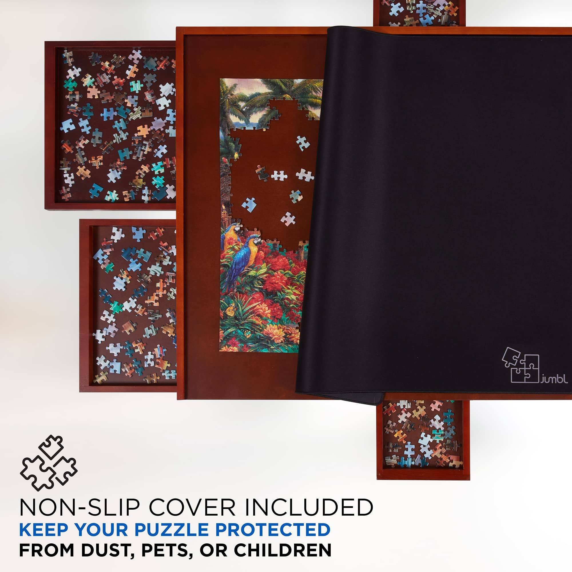 NON-SLIP COVER INCLUDED
KEEP YOUR PUZZLE PROTECTED FROM DUST, PETS, OR CHILDREN