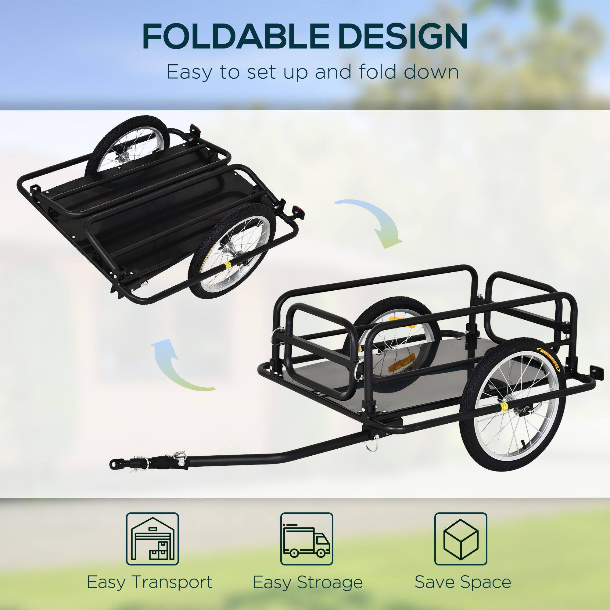 FOLDABLE DESIGN  
Easy to set up and fold down  

Easy Transport  
Easy Storage  
Save Space