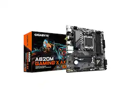 GIGABYTE - A620M GAMING X AX AM5 M-ATX, DDR5, PCIe 4.0, Wi-Fi 6E, USB-C, 1GbE LAN, Q-Flash Plus