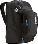 Thule - Crossover 32L Weatherproof Backpack for 17" Laptop with 10.1" Tablet Sleeve, Crushproof SafeZone, & Water Bottle Holder - Black