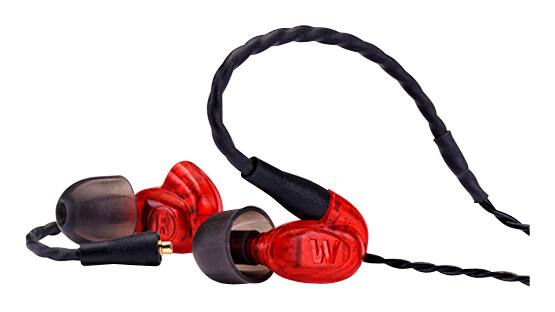Front. Westone - UM Pro10 Earbud Monitor Headphones - Red.