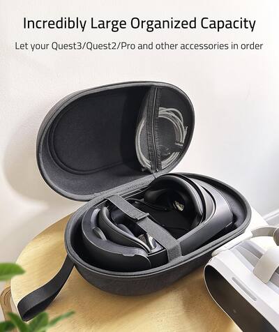 Syntech Small Hard Carrying Case Compatible with Meta Quest 3S Syntech Small Hard Carrying Case Compatible with Meta Quest 3S