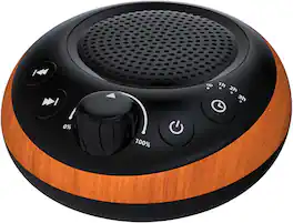 FINEAK - Loud Pink Noise Machine Sleep Machine Nostop 30 Soothing Sounds for Baby Kids Adults - Wood