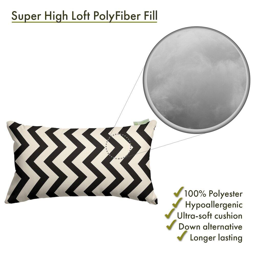 Super High Loft PolyFiber Fill

- 100% Polyester
- Hypoallergenic
- Ultra-soft cushion
- Down alternative
- Longer lasting
