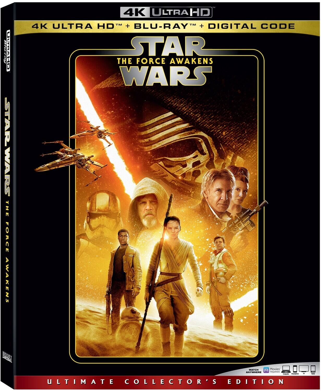 Alt View 1. Star Wars: Episode VII: The Force Awakens   - 4K Blu-Ray.