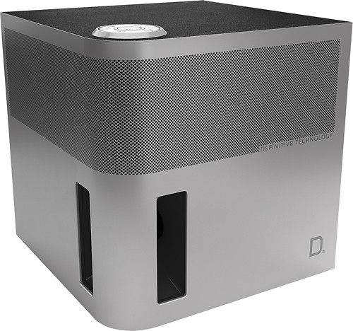  Definitive Technology - Cube Bluetooth Speaker System - Black/Silver
