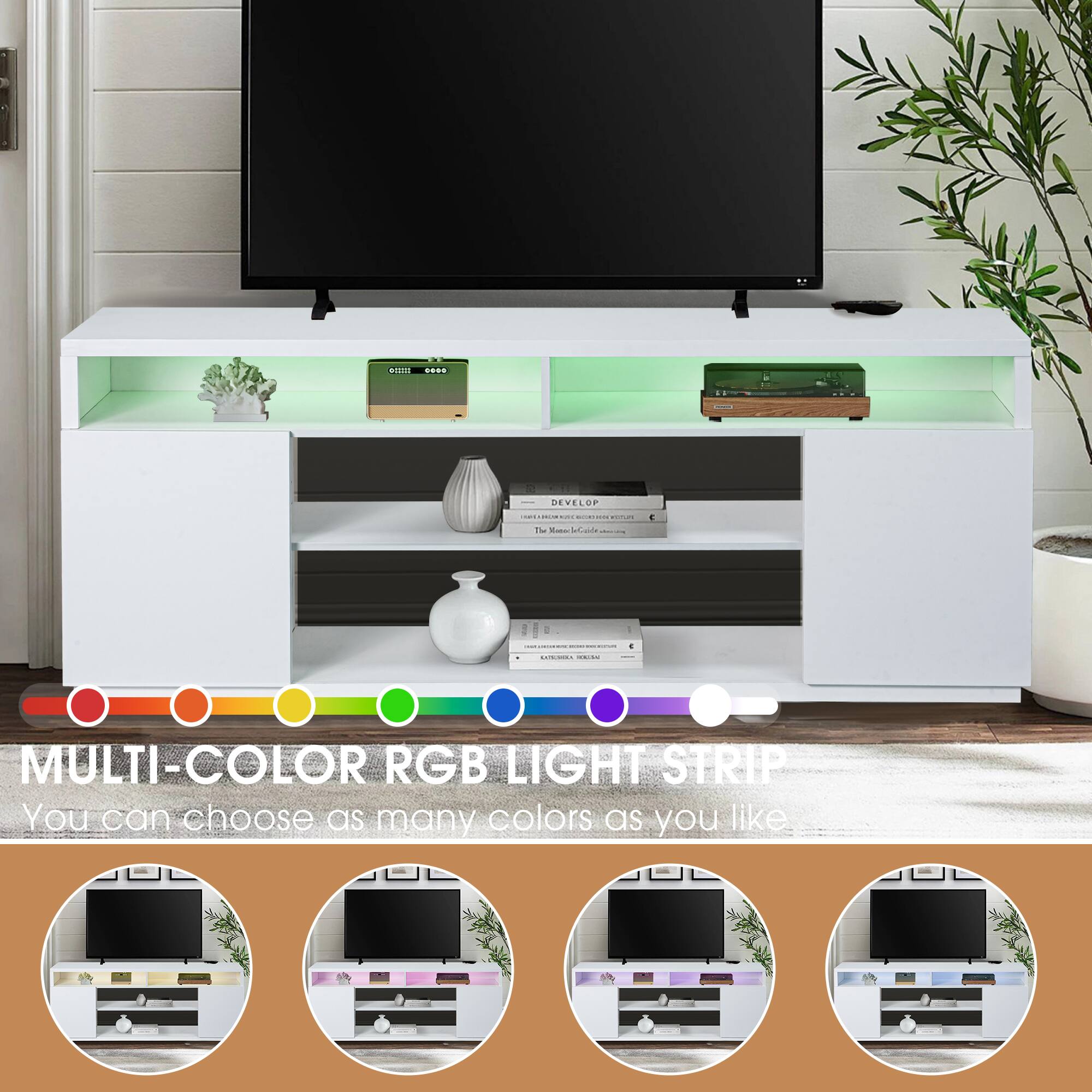 MULTI-COLOR RGB LIGHT STRIP  
You can choose as many colors as you like