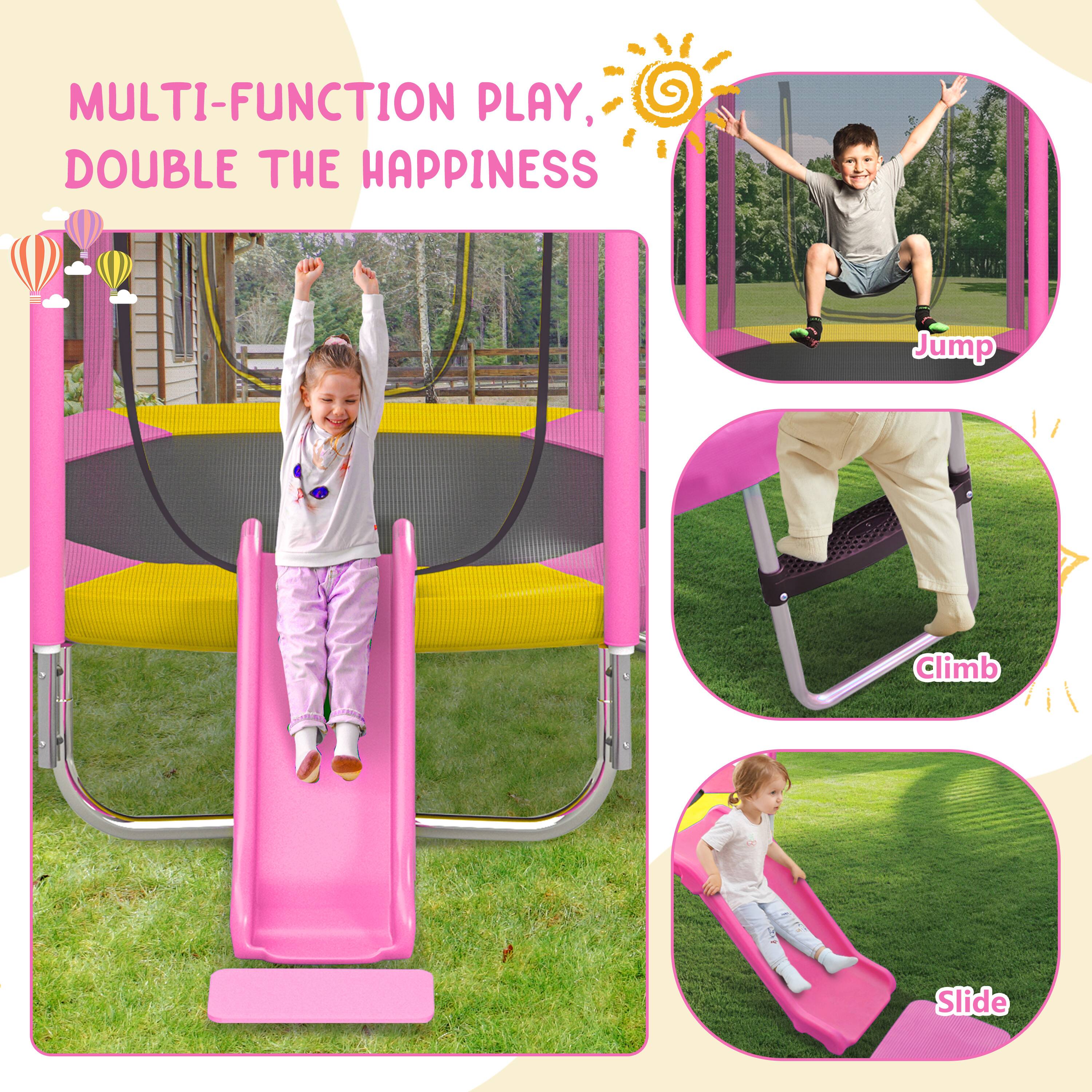 MULTI-FUNCTION PLAY, DOUBLE THE HAPPINESS

Jump  
Climb  
Slide
