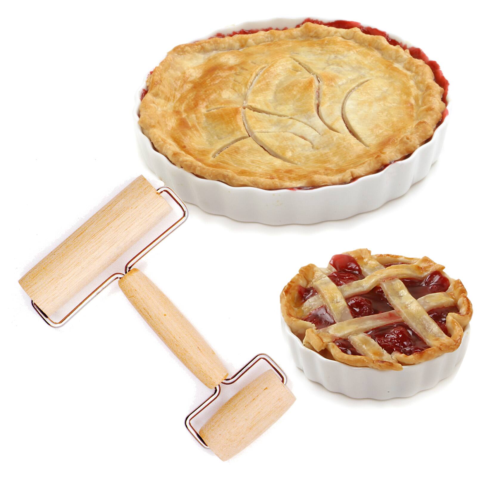 Alt View 2. Norpro - Wood Pastry/Pizza Roller, 4-Inch Hardwood Dough Roller - Beige.