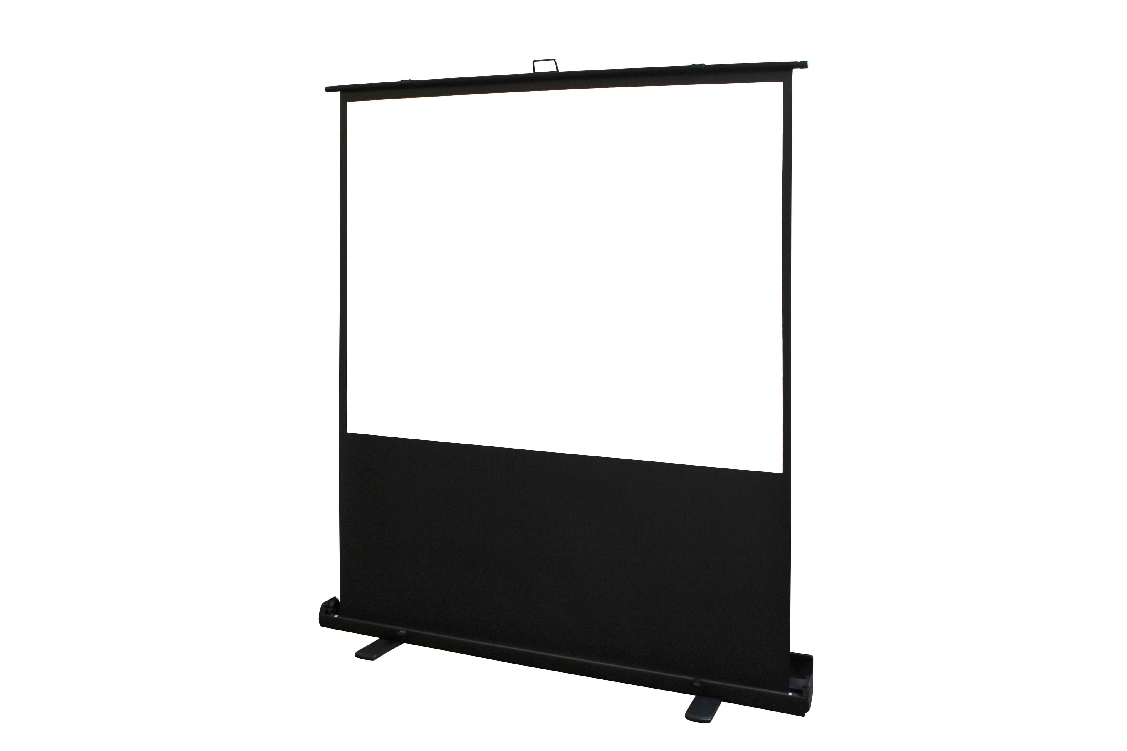 Angle. Elite Screens - ezCinema 2 Floor Pull-Up Matte White Free-Standing Portable Projector  Screen, 105" Diag., 4:3, Carry Bag, F105XWV2.