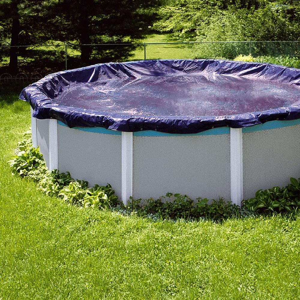 Alt View 10. Swimline - Swimline 28 Foot Round Winter Pool Cover + 4x8 Winterizing Closing Air Pillow.