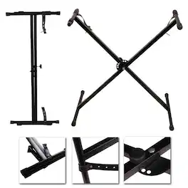 Winado - Keyboard Piano X Stand Electric Organ Rack Height Adjustable For 49 61 88 Key
