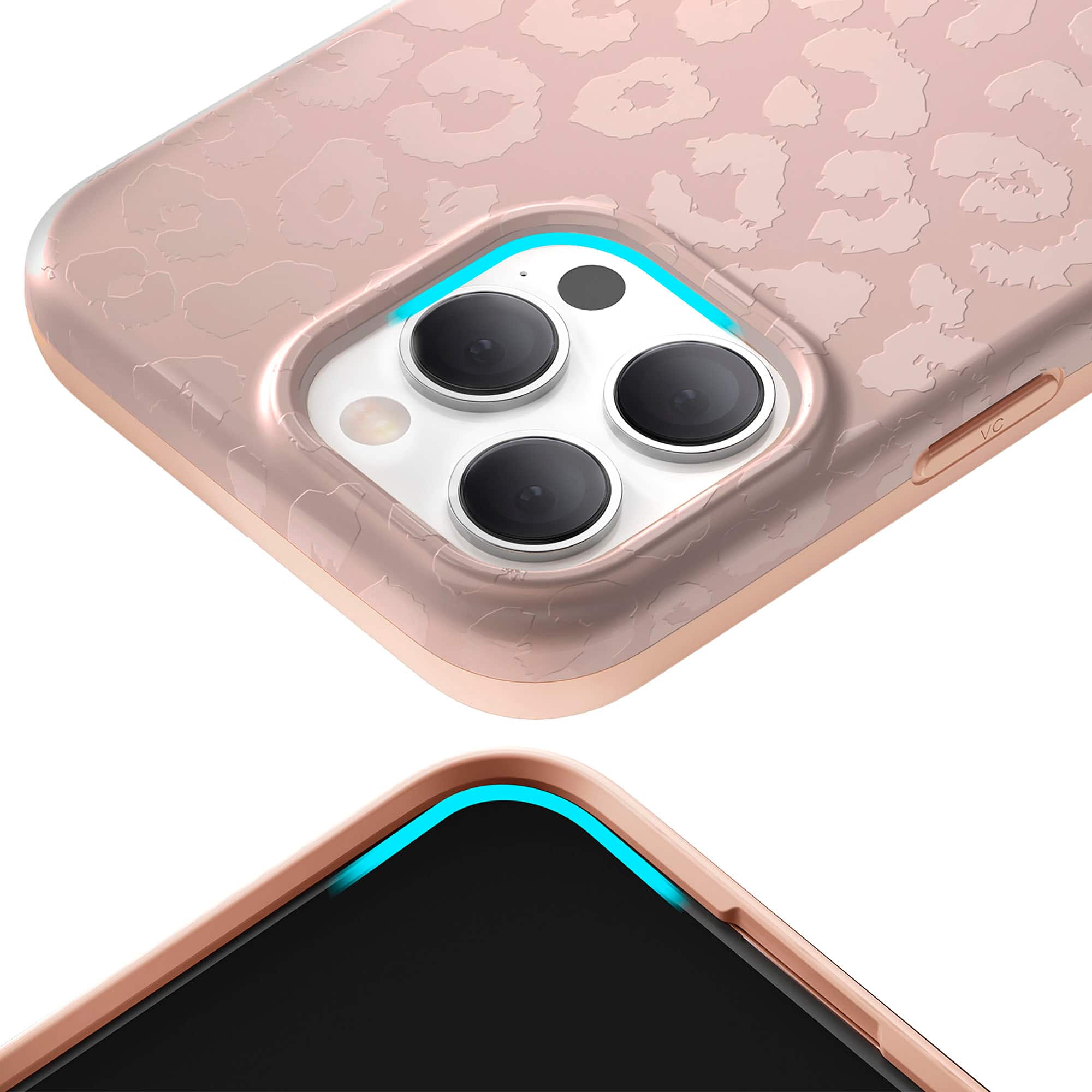 Alt View 1. VELVET CAVIAR - Magsafe Case for Apple iPhone 16 Pro - Leopard Nude.