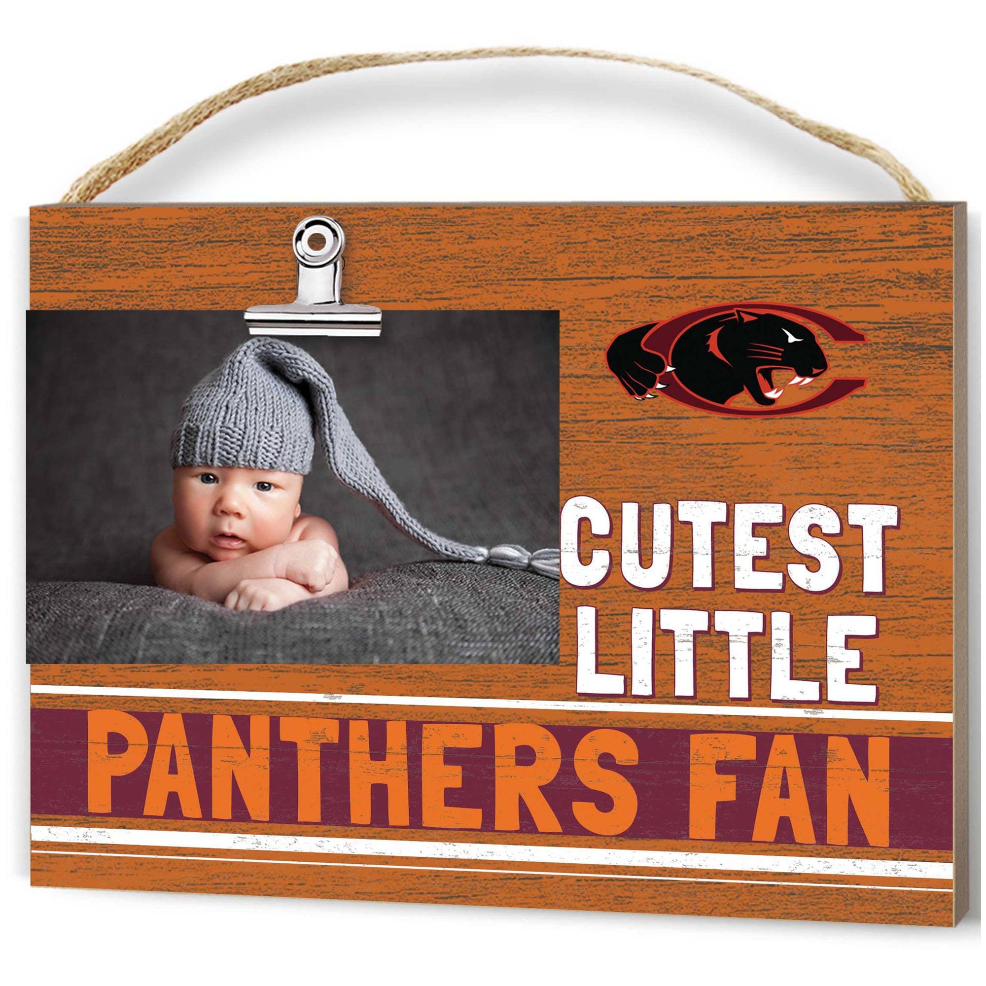 Claflin Panthers 8'' x 10'' Cutest Little Weathered Logo Clip Photo Frame