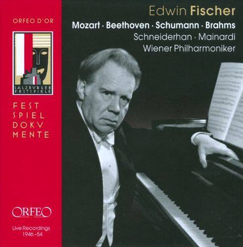 Best Buy: Edwin Fischer Plays Mozart, Beethoven, Schumann & Brahms [CD]