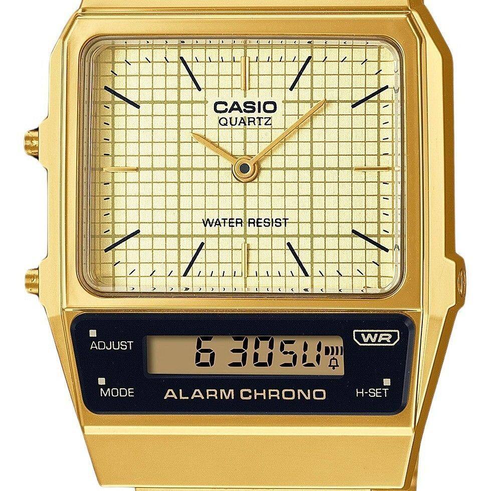 CASIO QUARTZ  
WATER RESIST  
WR  
ADJUST  
MODE  
ALARM CHRONO  
H-SET