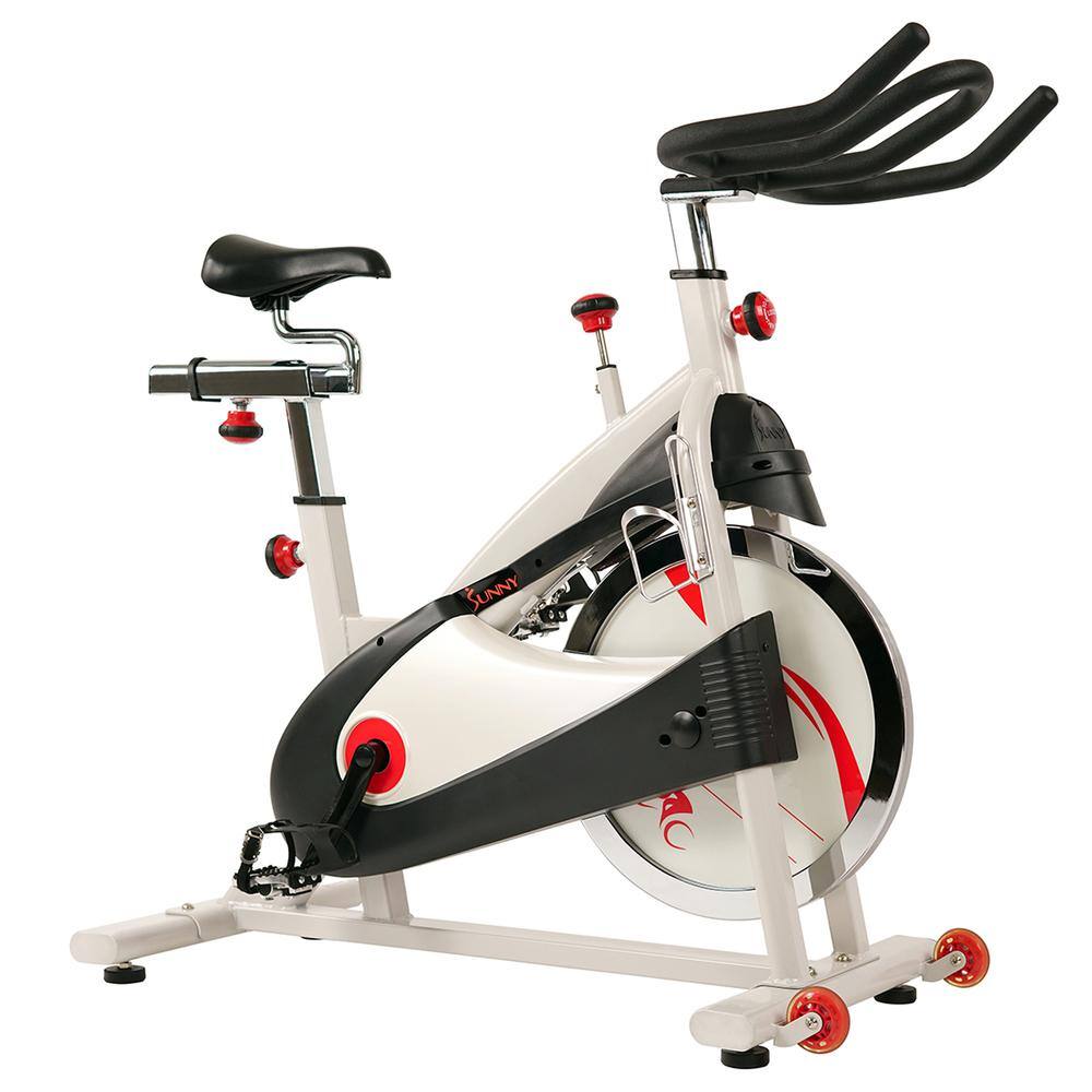 Alt View 7. Sunny Health & Fitness - SF-B1509 Belt Drive Premium Indoor Cycling Bike - Brown.