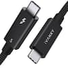 Front. iVANKY - IVANKY | Intel Certified | Thunderbolt 5 Cable 3.3ft, up to 120Gbps and 240W, Premium Braided Thunderbolt Cable 80Gbps.
