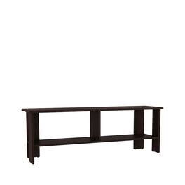 TuHome - Navia Tv Stand Dark Walnut MDF - Brown