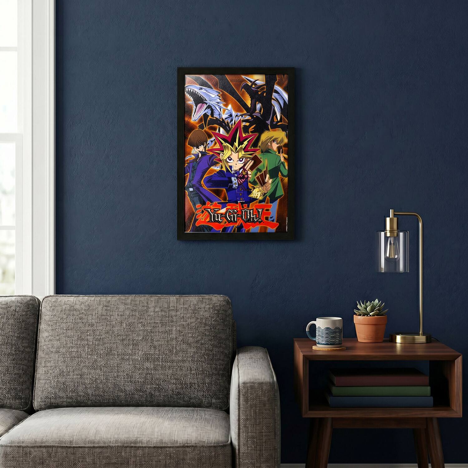Alt View 2. PopMarket - Yu-Gi-Oh - S2 Collage 11x17 Framed Gel Coat - Multicolor.