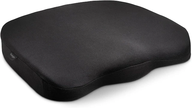 Front. Kensington - Seat Cushion for Office, Desk Chair Cushion K55805WW - Black.