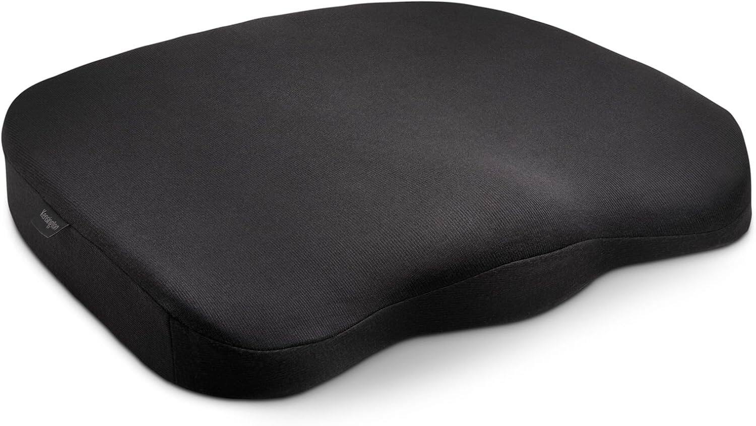 Front. Kensington - Seat Cushion for Office, Desk Chair Cushion K55805WW - Black.