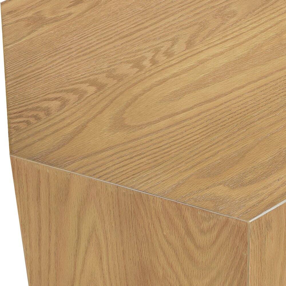 Alt View 3. Meridian Furniture - Eternal Natural Oak Wood 6pc. Modular Coffee Table - Brown.