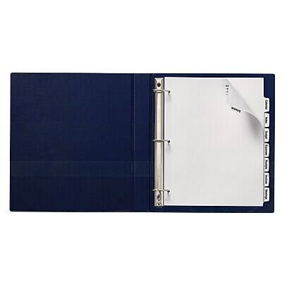 Alt View 3. Avery - Big Tab Printable Paper Dividers with Large White Labels, 8 Tabs, 4 Sets/Pack - White.