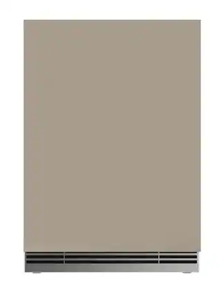 Front. U-Line - 24"W. 5.1 Cu.Ft. Built-In Dual-Zone Wine Ref.-Panel Ready - Panel Ready.