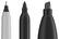 Alt View 1. Sharpie - Variety Pack Permanent Markers, Assorted Tips, 6/Pack - Black.