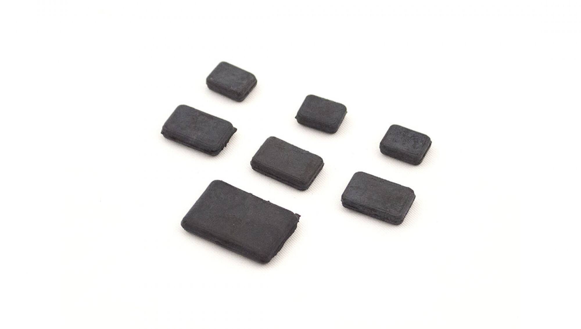 Front. Big Green Egg - Big Green Egg - BGE127235 Draft Door Tips – Set of 4 doors.