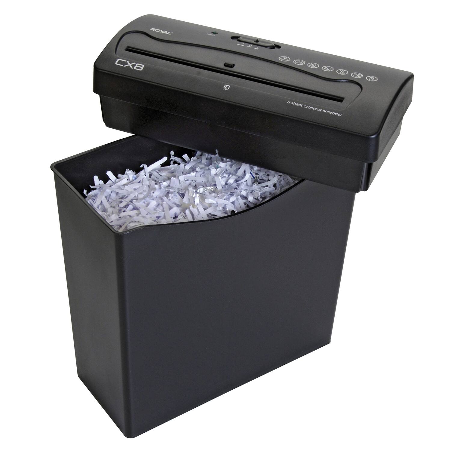 Royal 89341p Cx8 8 sheet Crosscut Shredder With Basket 89341P