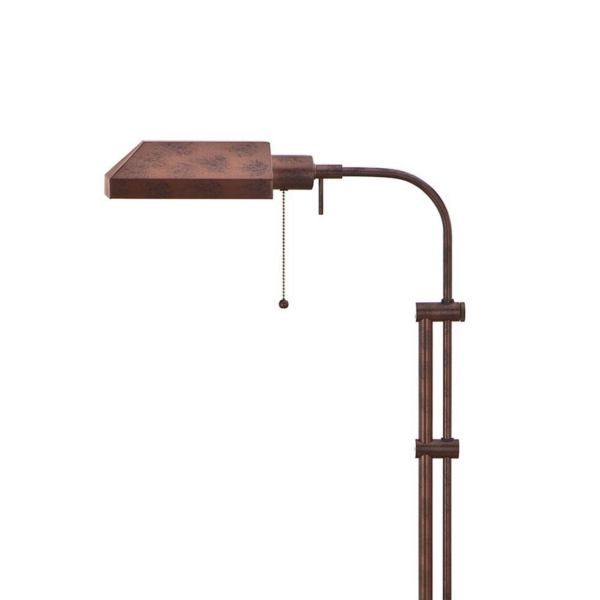 Manhattan Lane Metal Rectangular Floor Lamp with Adjustable Pole - Best Buy