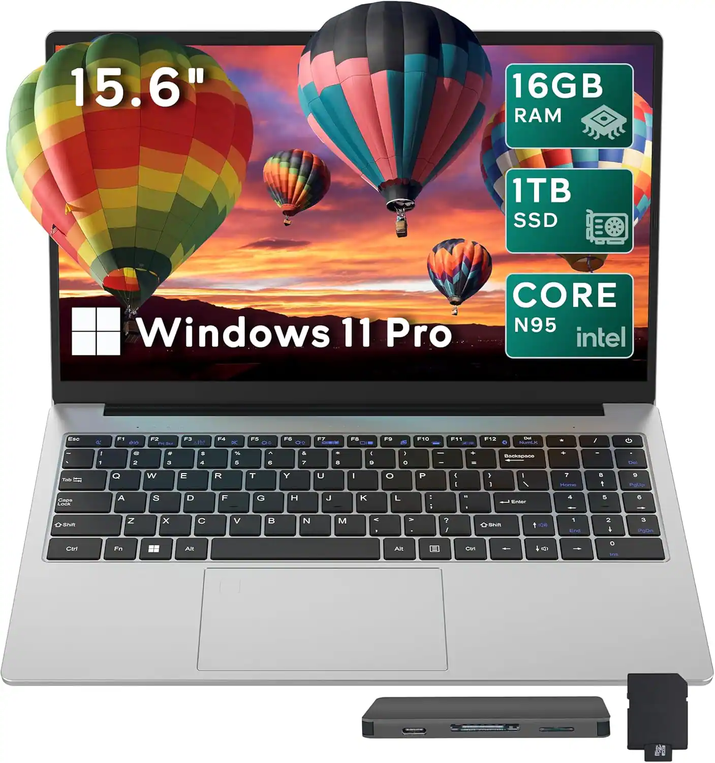 15.6"
16GB RAM
1TB SSD
Windows 11 Pro
CORE N95
intel