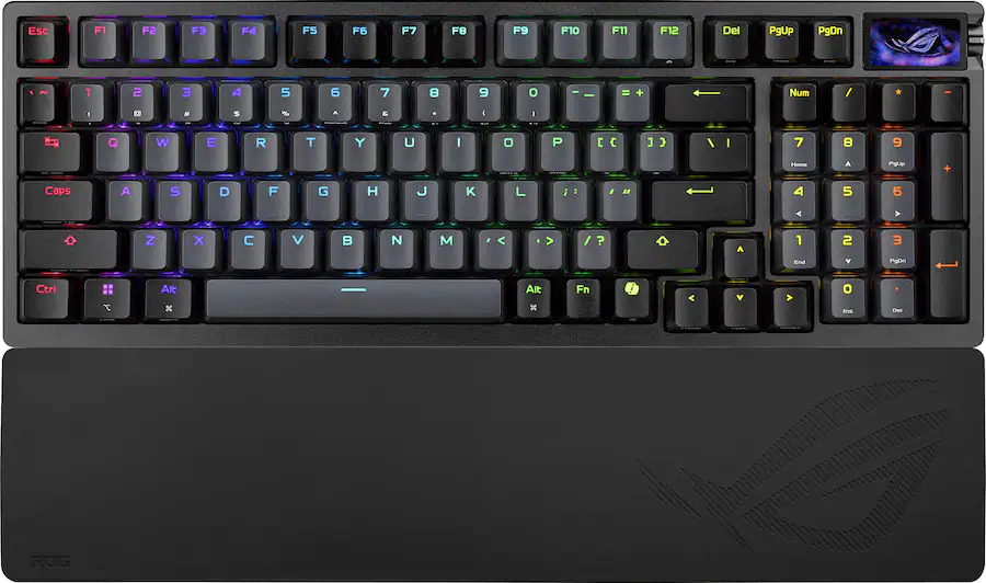 ASUS ROG Azoth 96% Wireless Magnetic Hall Effect RGB Gaming Keyboard ...