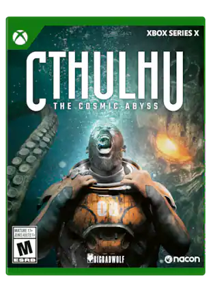 XBOX SERIES X
CTHULHU
THE COSMIC ABYSS
MATURE 17+
JEUNES ADULTES 17+
M ESRB
BIGBADWOLF
nacon - M (Mature 17+)