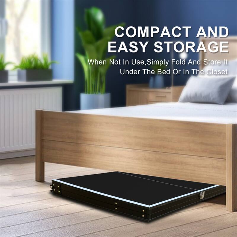COMPACT AND EASY STORAGE  
When Not In Use, Simply Fold And Store It Under The Bed Or In The Closet