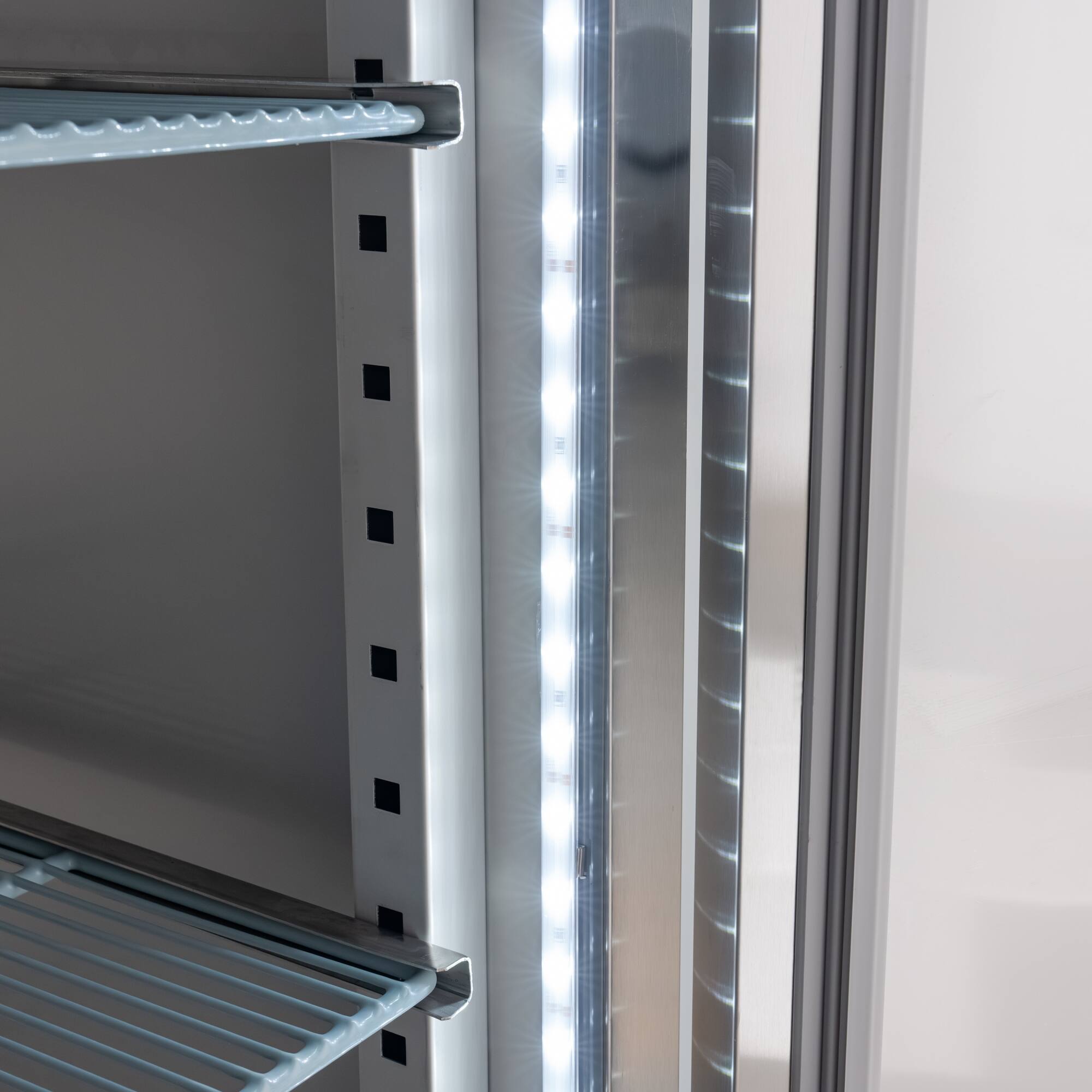 Alt View 8. Koolmore - 30 in. Solid Door Commercial Reach-In Refrigerator with Top-Mounted Compressor, 25 cu. ft. in Stainless-Steel - Stainless steel.